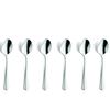 Amefa Ensemble de cuill&egrave;res &agrave; caf&eacute; de taille moyenne 6 pcs Baguette