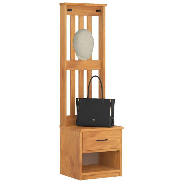 vidaXL Portemanteau SANDNES 45x40x159,5 cm bois massif pin