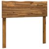 vidaXL T&ecirc;te de lit en bois brut ROSTOCK Naturel 75 cm