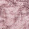 vidaXL Tapis Shaggy à poils longs NAVARRA rose poudré 200x200 cm