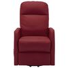 vidaXL Fauteuil de massage Rouge bordeaux Similicuir