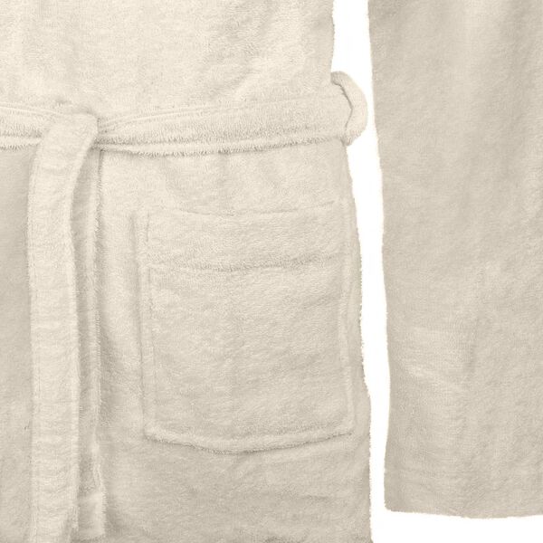 vidaXL Peignoir KINN Cr&egrave;me XXXL Coton