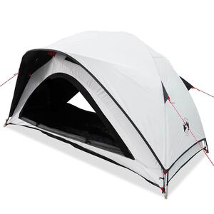 vidaXL Tente de camping 1 personnes blanc tissu occultant imperm&eacute;able