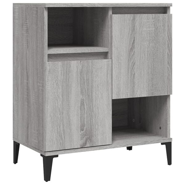 vidaXL Buffet Sonoma gris 60x35x70 cm Bois d'ing&eacute;nierie