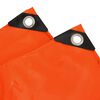 vidaXL B&acirc;che 650g / m&sup2; Orange 1,5 x 2 m Toile avec rev&ecirc;tement en PVC