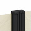 vidaXL Auvent lat&eacute;ral r&eacute;tractable cr&egrave;me 100x1000 cm