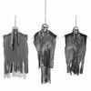 vidaXL Fant&ocirc;me Suspendu Halloween 3 pc Noir 66 x 110 cm Polyester