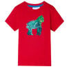 T-shirt pour enfants rouge 140