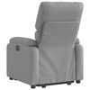 vidaXL Fauteuil inclinable électrique gris clair tissu