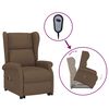 vidaXL Fauteuil Marron Tissu