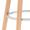 vidaXL Tabourets de bar lot de 2 noir tissu