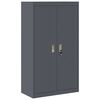 vidaXL Armoire de rangement 2 pcs Anthracite 80 x 40 x 140 cm