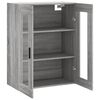 vidaXL Armoire murale sonoma gris 69,5x34x90 cm