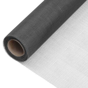 vidaXL &Eacute;cran en treillis Fibre de verre 112x2000 cm Noir