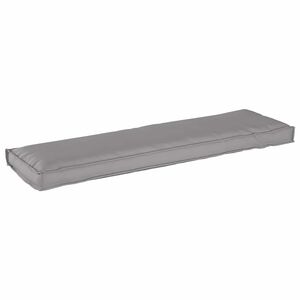 vidaXL Coussin Tissu Oxford Gris 140 x 40 x 8 cm