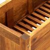 vidaXL Lit sur&eacute;lev&eacute; de jardin Bois d'acacia 150x30x25 cm