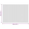 vidaXL Tapis rectangulaire marron fonc&eacute; 70x100 cm bambou