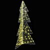 vidaXL Sapin de No&euml;l avec 160 LED Blanc chaud 150 cm Acrylique