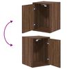vidaXL Armoires de garage 6 pcs ch&ecirc;ne marron bois d'ing&eacute;nierie