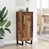 vidaXL Buffet Bois Ancien 34,5 x 34 x 90 cm Bois d'ing&eacute;nierie et fer