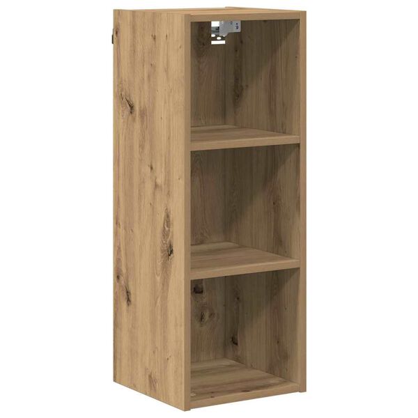 vidaXL Armoire suspendue Ch&ecirc;ne artisanal 30 x 29,5 x 80 cm