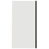 vidaXL Armoire suspendue avec &eacute;tag&egrave;re Lyon Ch&ecirc;ne noir 80 x 31 x 60 cm