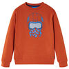 vidaXL Sweat-shirt pour enfants rouill&eacute; clair 140