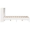 vidaXL Lit biblioth&egrave;que sans matelas blanc 160x200 cm bois pin massif