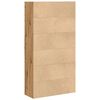 vidaXL Biblioth&egrave;que ch&ecirc;ne artisanal 80x30x152 cm bois d'ing&eacute;nierie