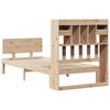 vidaXL Lit biblioth&egrave;que sans matelas 75x190 cm bois de pin massif