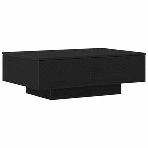 vidaXL Table basse Ch&ecirc;ne noir 90 x 60 x 31 cm Bois d'ing&eacute;nierie