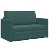 vidaXL Canap&eacute;-Lit Vert fonc&eacute; 124 x 71 x 78 cm Velours