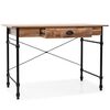 vidaXL Bureau avec tiroir 110 x 55 x 75 cm Couleur de ch&ecirc;ne