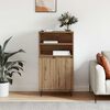 vidaXL Haut Armoire Marron 60 x 36 x 110 cm Bois d'ing&eacute;nierie