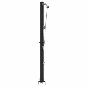 vidaXL Douche solaire ext&eacute;rieure 20 l PVC et Aluminium Noir