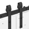 vidaXL Kit de quincaillerie de porte coulissante 427 cm acier noir