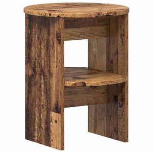 vidaXL Meuble d'appoint Bois ancien &Oslash;40 x 50 cm Bois d&rsquo;ing&eacute;nierie