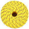 vidaXL Corde de bateau Jaune 6 mm 250 m Polypropyl&egrave;ne
