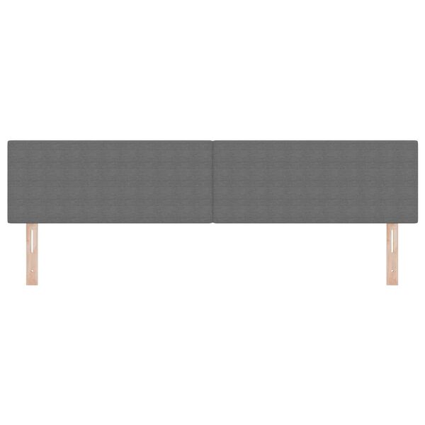 vidaXL T&ecirc;te de lit avec t&ecirc;te de lit Gris clair 200 cm Cuir synth&eacute;tique