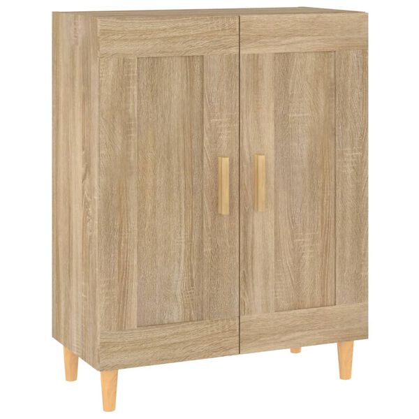 vidaXL Buffet Ch&ecirc;ne sonoma 69,5x34x90 cm Bois d'ing&eacute;nierie