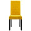 vidaXL Chaises &agrave; manger lot de 2 jaune velours