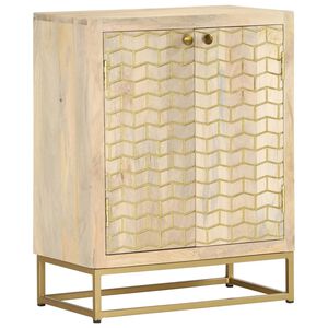 vidaXL Buffet avec 2 portes 55x30x70 cm bois massif de manguier