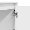 vidaXL Cabinet de chevet 2 pcs Blanc 39 x 34,5 x 50 cm