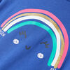 T-shirt pour enfants bleu cobalt 140