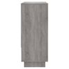 vidaXL Buffet Sonoma gris 97x31x75 cm Bois d'ing&eacute;nierie