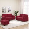 vidaXL Ensemble de canap&eacute;s 3 pcs coussins d&eacute;coratifs et coussins