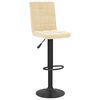 vidaXL Tabourets de bar lot de 2 cr&egrave;me velours