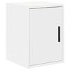 vidaXL Armoires de garage 2 pcs blanc bois d'ing&eacute;nierie