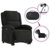 vidaXL Fauteuil inclinable &eacute;lectrique noir tissu
