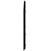 vidaXL T&ecirc;te de lit murale Noir 166x3x60 cm Bois massif de pin